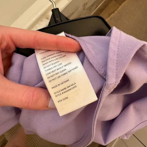 Figs Lavender Rafaela top - Picture 5 of 5